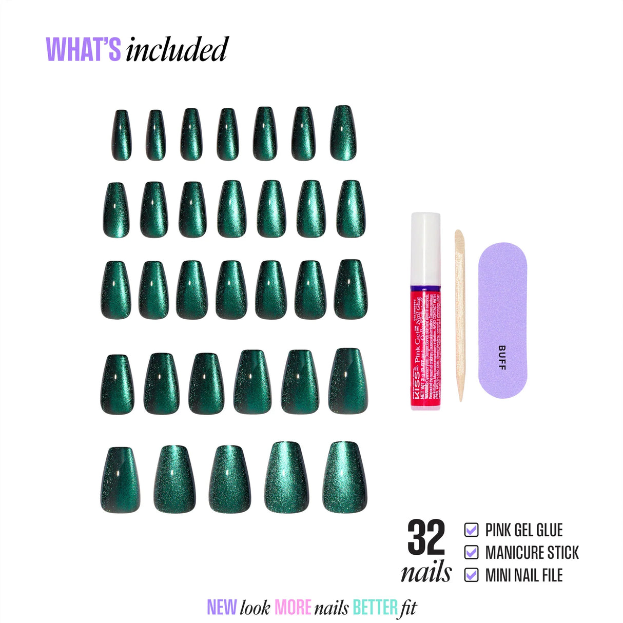 KISS Core Premium Faux Nails - Shimmering-731509226539-LR-359995-7-LR eShop