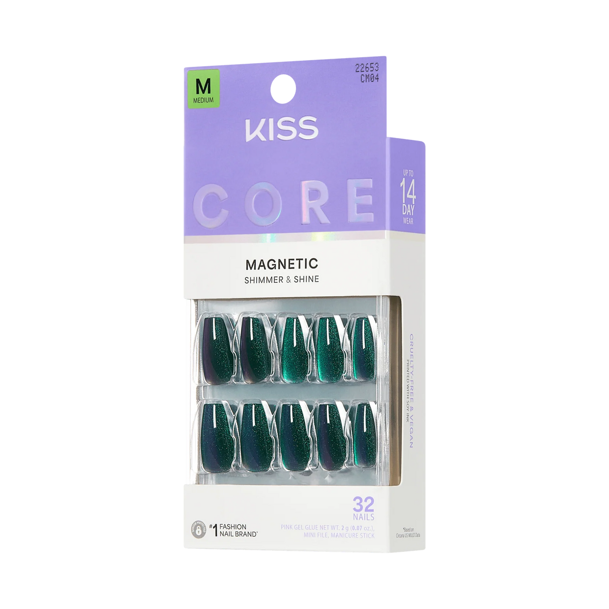 KISS Core Premium Faux Nails - Shimmering-731509226539-LR-359995-9-LR eShop