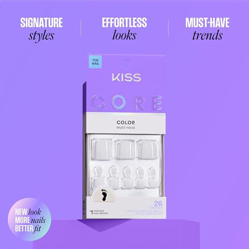 KISS Core Premium Faux Toenails - Toe-tally Yours-731509227734-LR-360000-5-LR eShop