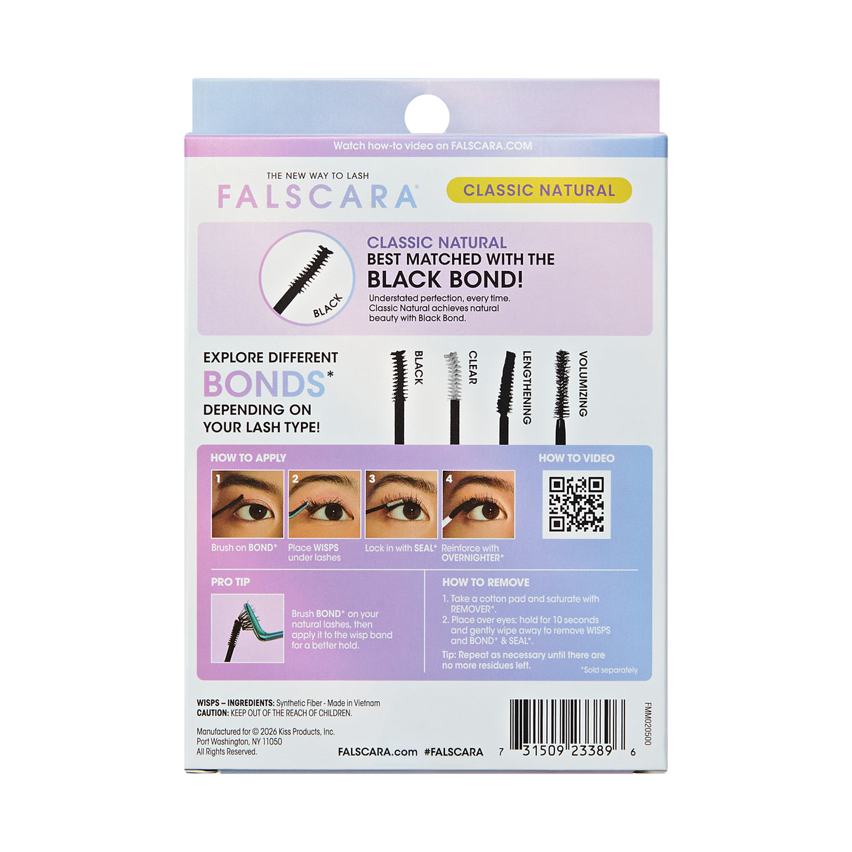 KISS Falscara Multipack - Classic Natural, 50 wisps-731509233896-LR-360012-7-LR eShop