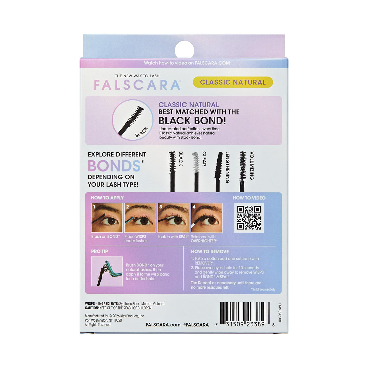 KISS Falscara Multipack - Classic Natural, 50 wisps-731509233896-LR-360012-7-LR eShop