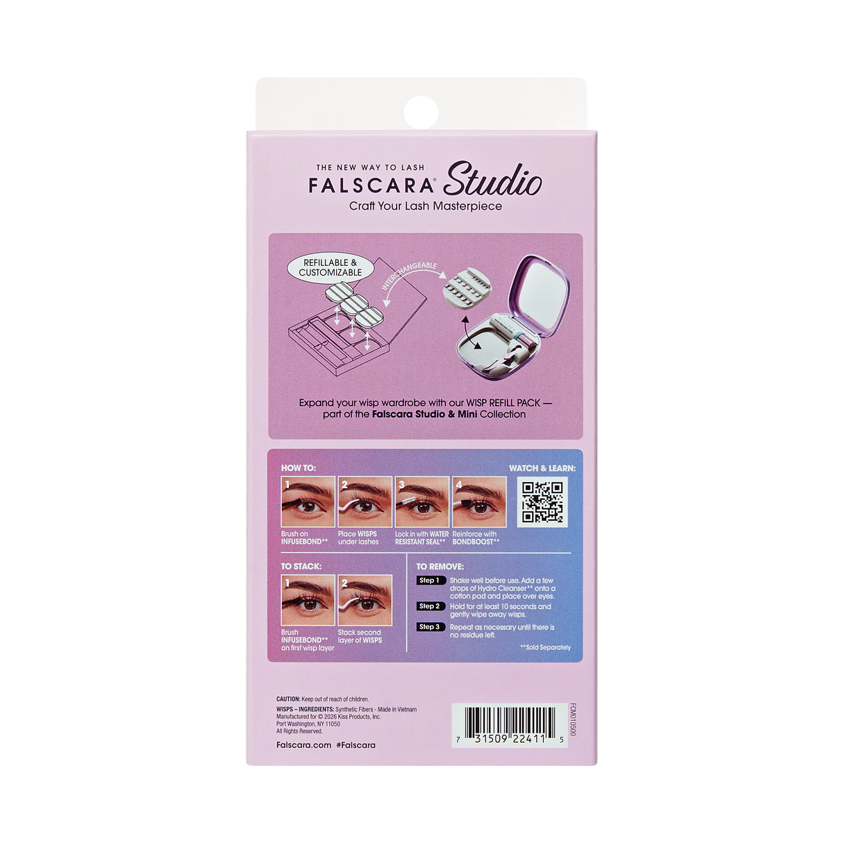 KISS Falscara Studio Wisp Refill Pack - Classic Natural, 36 wisps-731509224115-LR-359958-10-LR eShop