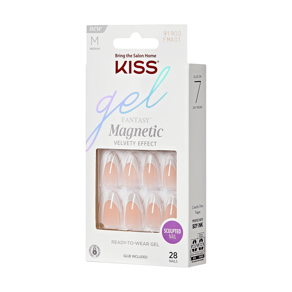 KISS Gel Fantasy Magnetic Ready To Wear Gel Nails - North Coast-731509919004-LR-351997-1-LR eShop