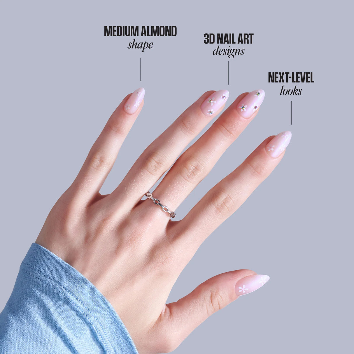 KISS Glam Premium Faux Nails - Breeze Of Bliss-731509225204-LR-359971-12-LR eShop