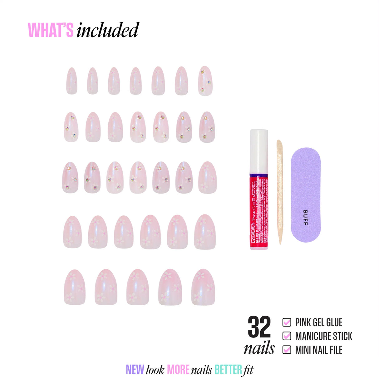 KISS Glam Premium Faux Nails - Breeze Of Bliss-731509225204-LR-359971-2-LR eShop