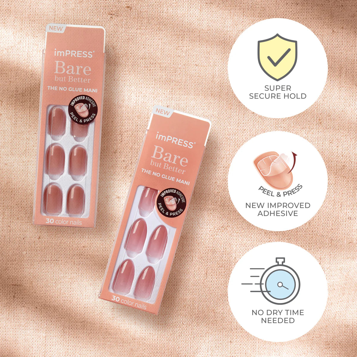 KISS imPRESS Color Bare but Better Press-On Nails - Serenity-731509913941-LR-351989-8-LR eShop