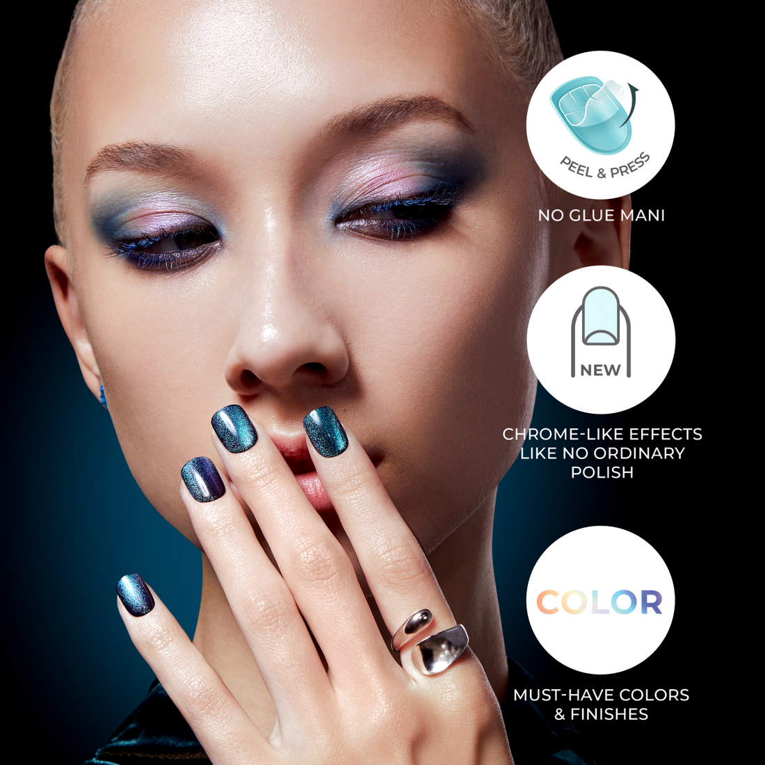 KISS imPRESS Color FX Fake Press On Nails - Satellite-731509915471-LR-353149-7-LR eShop