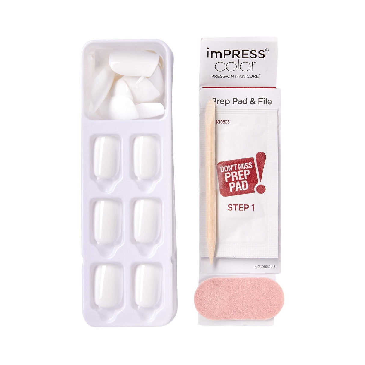 KISS imPRESS Color Press-On Fake Nails, Squoval Shaped - Frosting-731509837582-LR-338450-3-LR eShop
