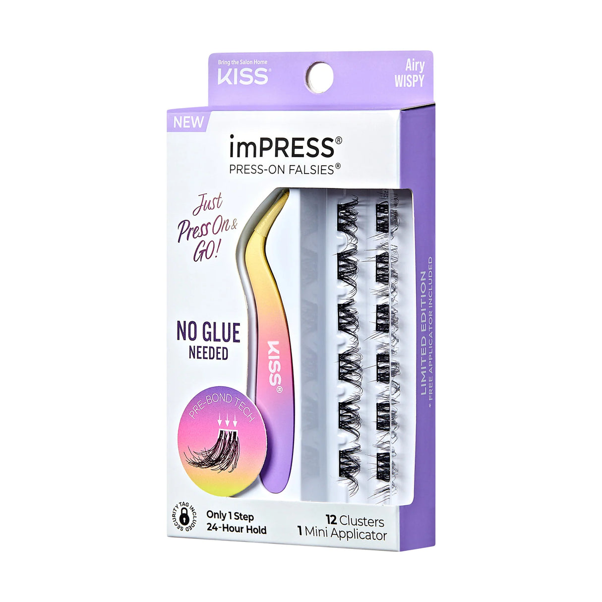 KISS imPRESS Falsies Individual Lashes With Mini Applicator - Airy Wispy, 12 count-731509913170-LR-351993-1-LR eShop