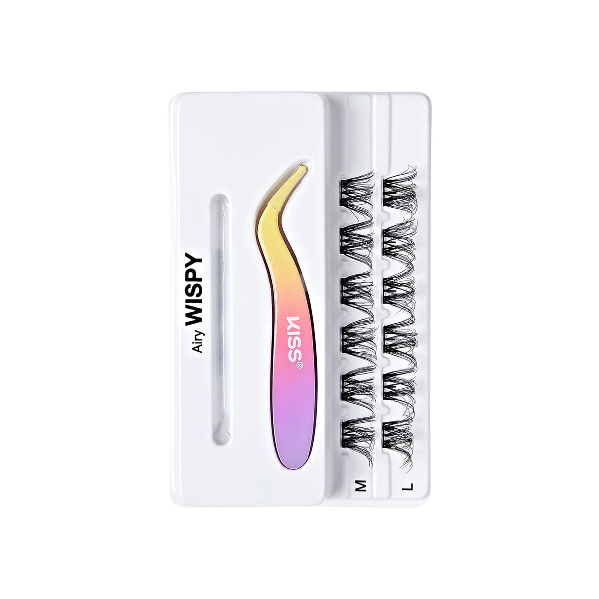 KISS imPRESS Falsies Individual Lashes With Mini Applicator - Airy Wispy, 12 count-731509913170-LR-351993-3-LR eShop