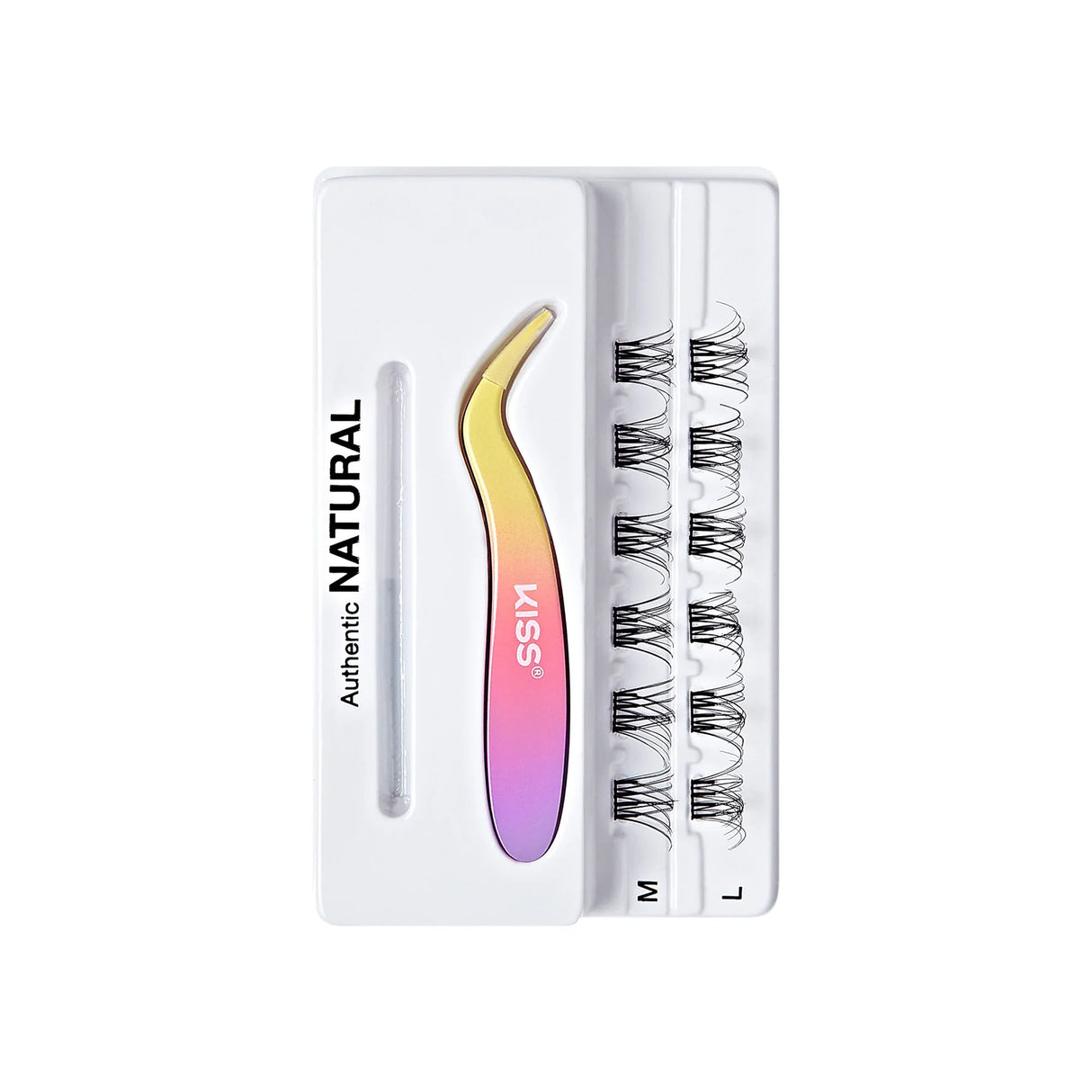 KISS imPRESS Falsies Individual Lashes With Mini Applicator - Authentic Natural, 12 count-731509910391-LR-352018-3-LR eShop