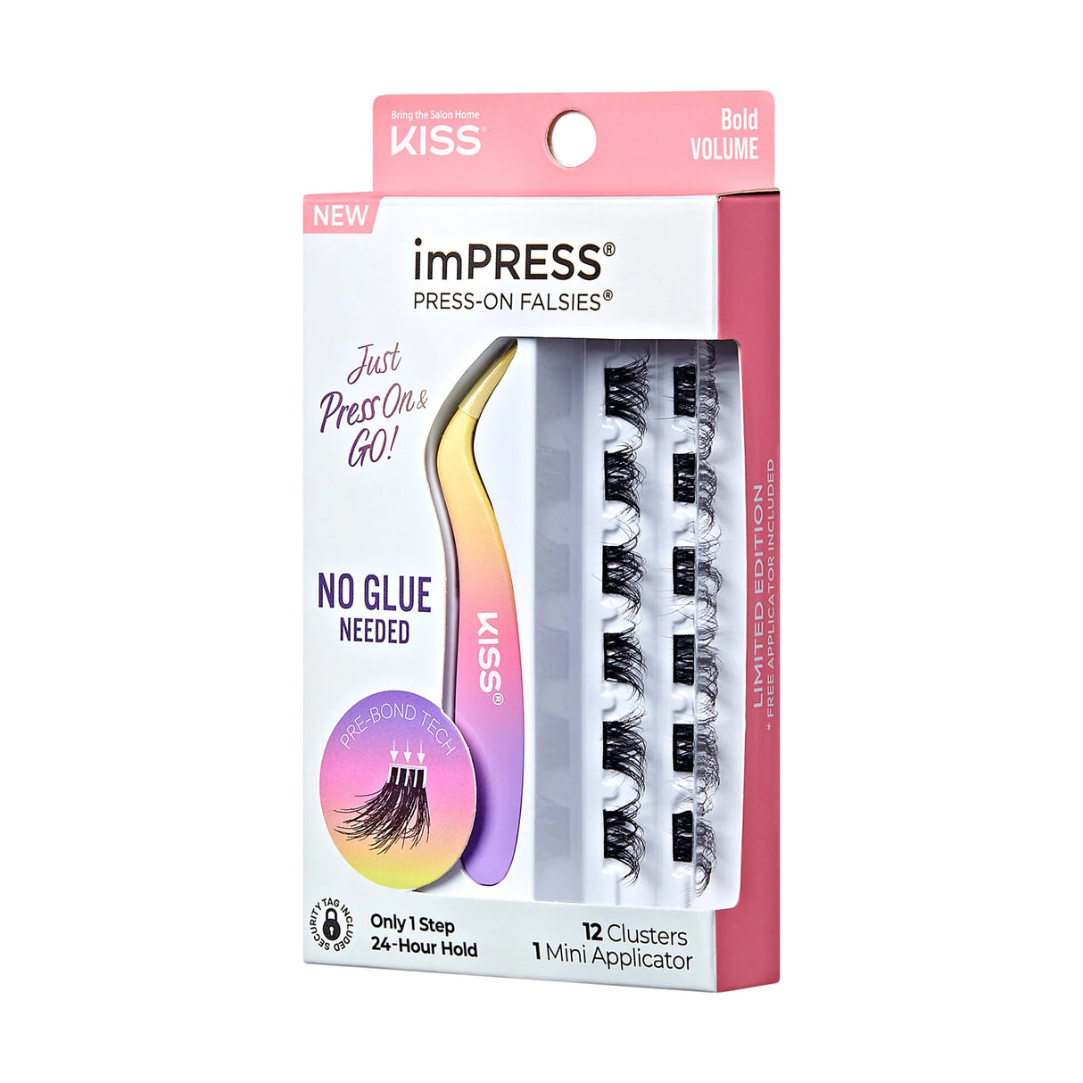 KISS imPRESS Falsies Individual Lashes With Mini Applicator - Bold Volume, 12 count-731509913125-LR-352014-1-LR eShop