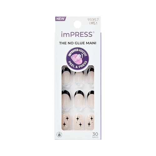 KISS ImPRESS French Tip Press on Nails, Gold Ring-731509933574-LR-357165-1-LR eShop
