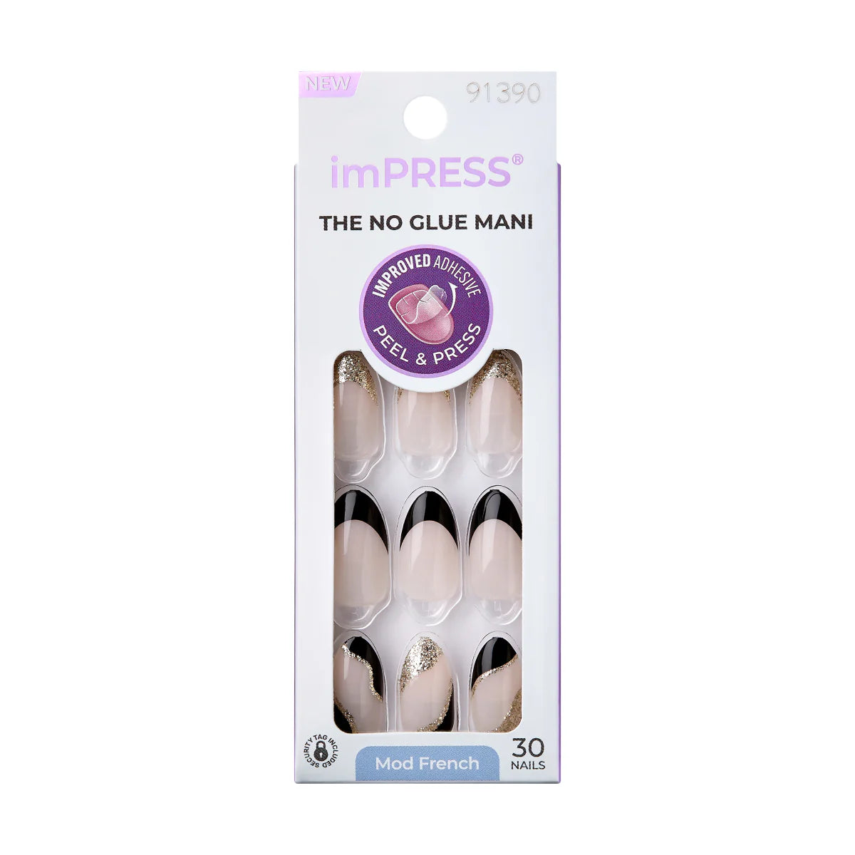 KISS ImPRESS Modern French Press on Nails - Illusion-731509913903-LR-357160-6-LR eShop