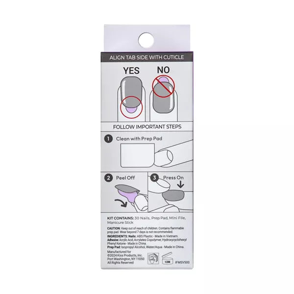 KISS imPRESS Press-On Manicure Fake Nails - Model-731509913811-LR-351982-10-LR eShop