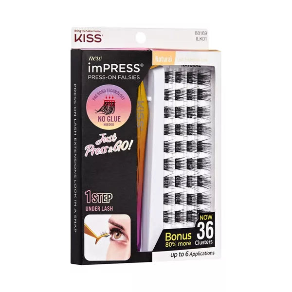 KISS imPRESS Self Adhesive Lashes - Natural, 20 count-731509881691-LR-346843-6-LR eShop