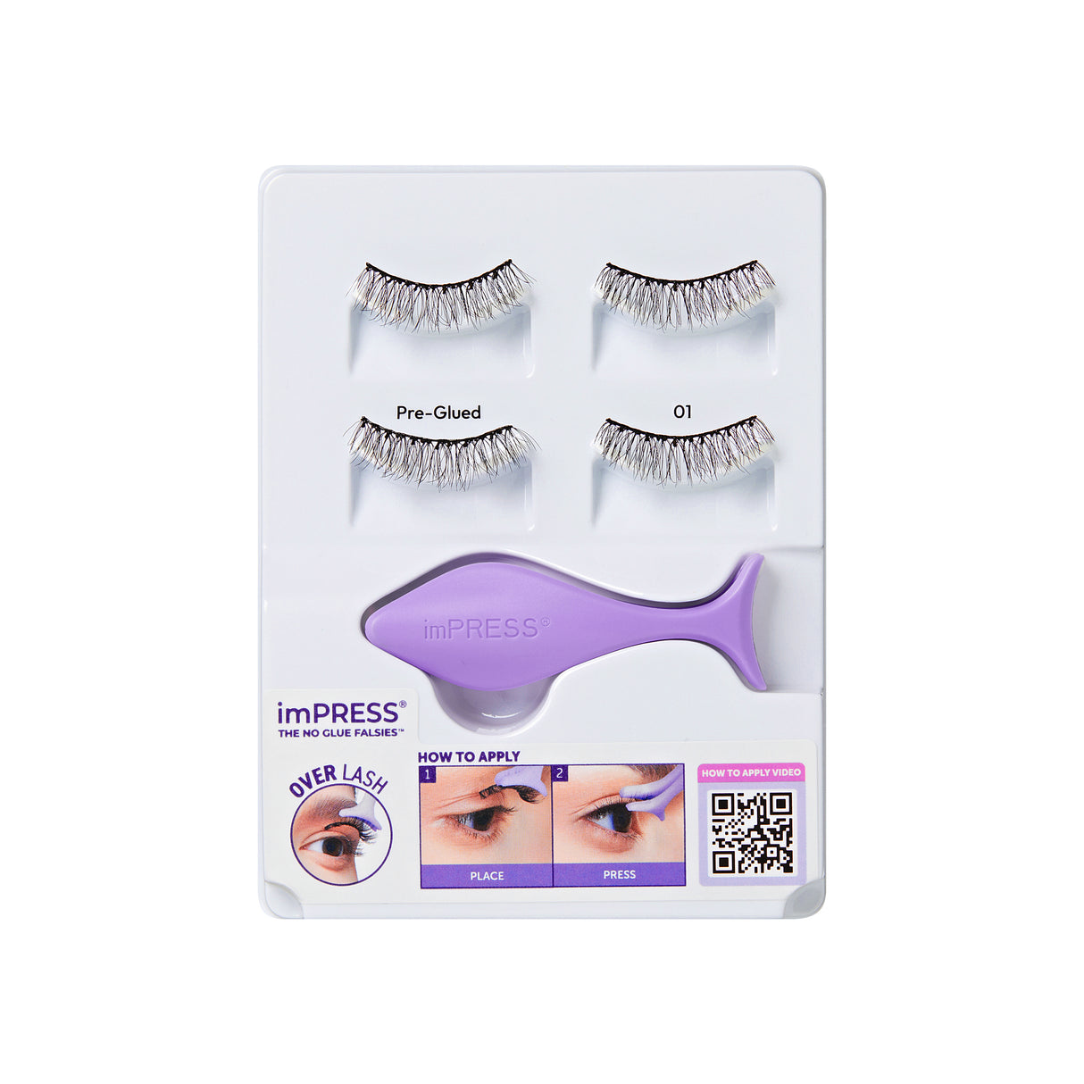 KISS imPRESS The No Glue Falsies - Classic Natural, 2 pairs-731509223729-LR-359950-2-LR eShop