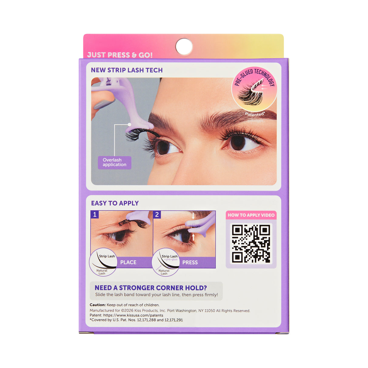 KISS imPRESS The No Glue Falsies - Classic Natural, 2 pairs-731509223729-LR-359950-7-LR eShop