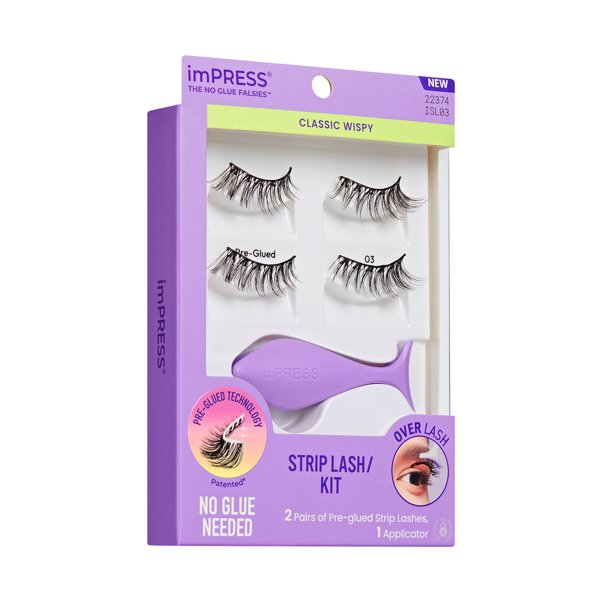 KISS imPRESS The No Glue Falsies - Classic Wispy, 2 pairs-731509223743-LR-359952-9-LR eShop