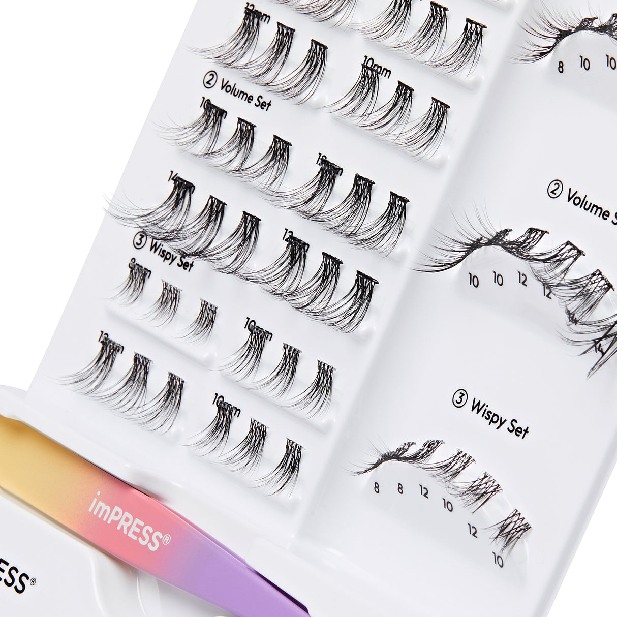 KISS imPRESS The No Glue Falsies Individual Lash Kit - Assorted Classics, 60 count-731509223644-LR-359947-5-LR eShop
