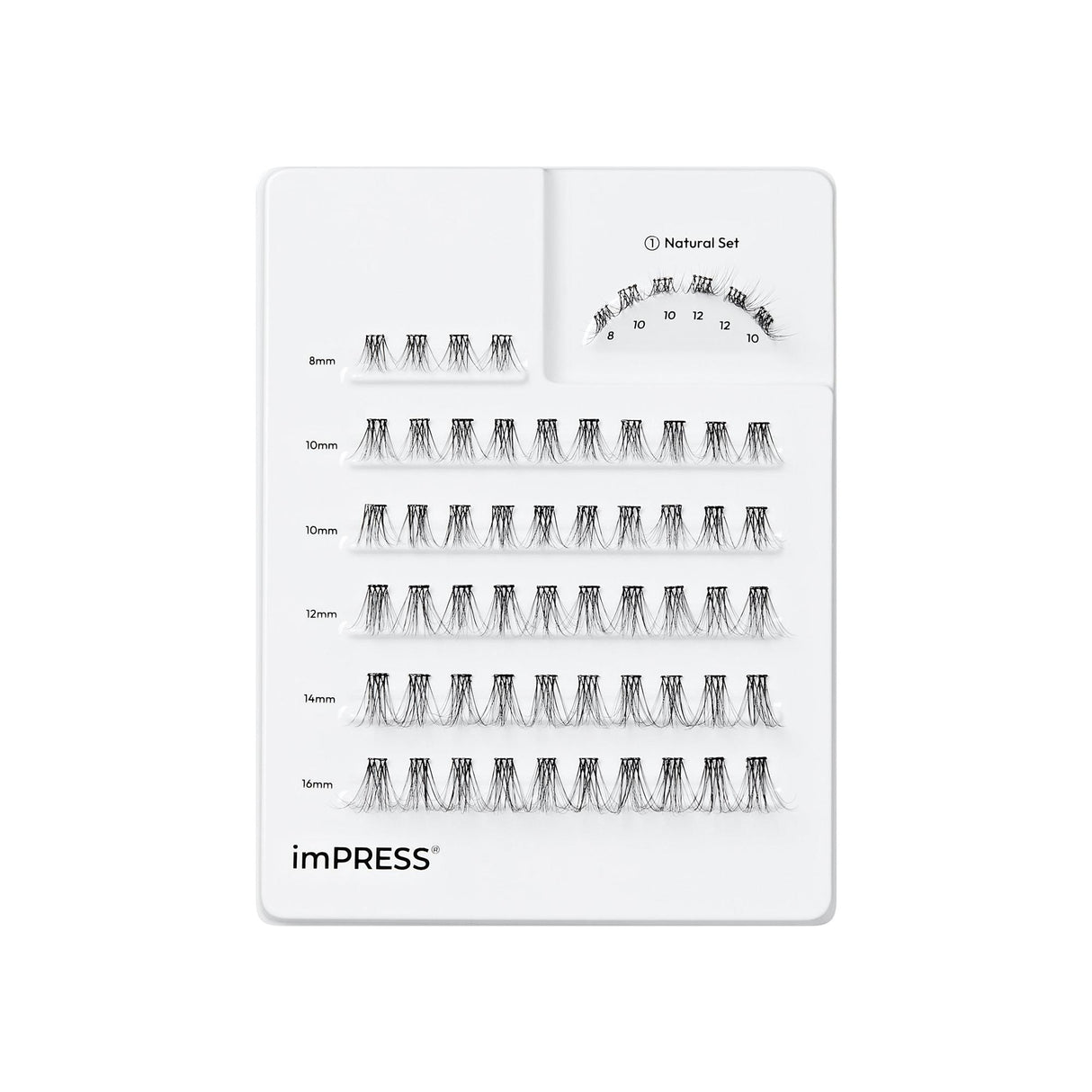 KISS imPRESS The No Glue Falsies Individual Lash Multipack - Classic Natural, 60 count-731509223682-LR-359948-2-LR eShop