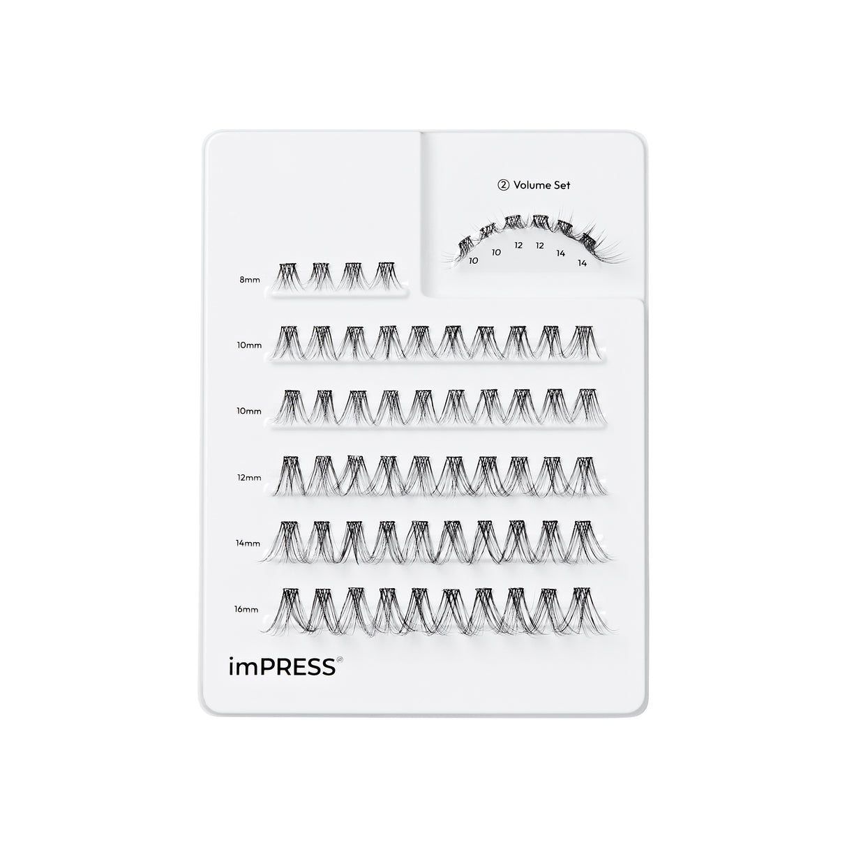 KISS imPRESS The No Glue Falsies Individual Lash Multipack - Classic Volume, 60 count-731509223699-LR-359949-2-LR eShop