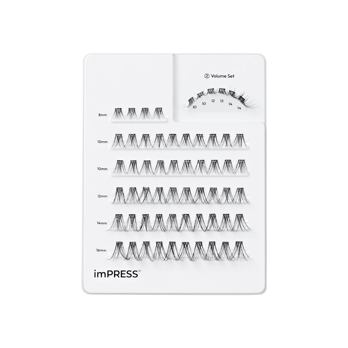 KISS imPRESS The No Glue Falsies Individual Lash Multipack - Classic Volume, 60 count-731509223699-LR-359949-2-LR eShop