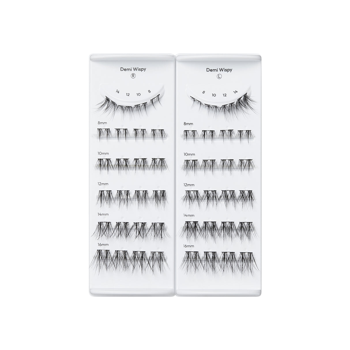 KISS imPRESS The No Glue Falsies Lash Clusters Kit - Demi Wispy, 48 clusters-731509224030-LR-359954-2-LR eShop