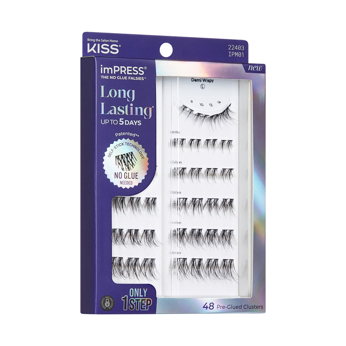 KISS imPRESS The No Glue Falsies Lash Clusters Kit - Demi Wispy, 48 clusters-731509224030-LR-359954-8-LR eShop