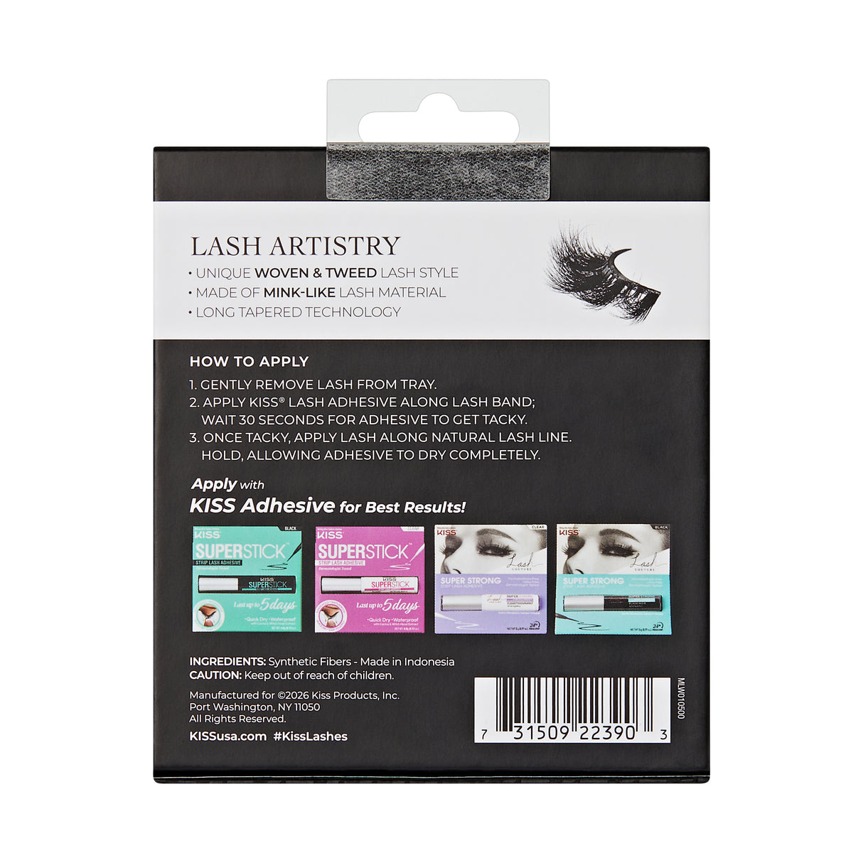 KISS Lash Couture Masterpiece Faux Mink Lashes - Reve, 3 pairs-731509223903-LR-359953-10-LR eShop