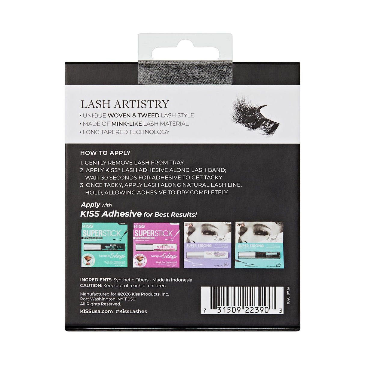 KISS Lash Couture Masterpiece Faux Mink Lashes - Reve, 3 pairs-731509223903-LR-359953-10-LR eShop