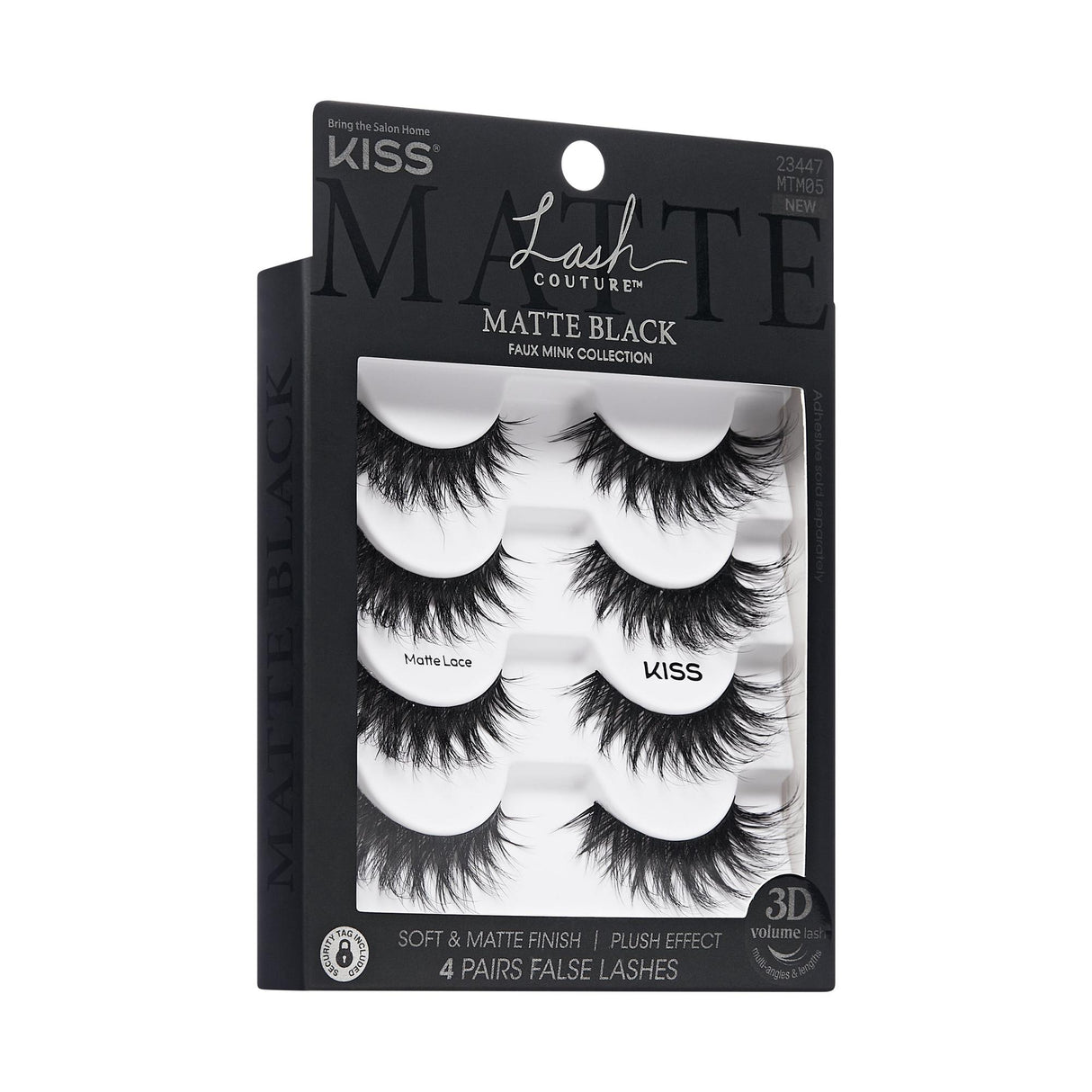 KISS Lash Couture Matte Collection 3D False Lashes - Matte Lace, 4 pairs-731509234473-LR-360021-6-LR eShop