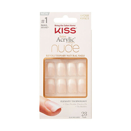 KISS Salon Acrylic French Nude Nails, Medium KAN03-731509642681-LR-293975-1-LR eShop