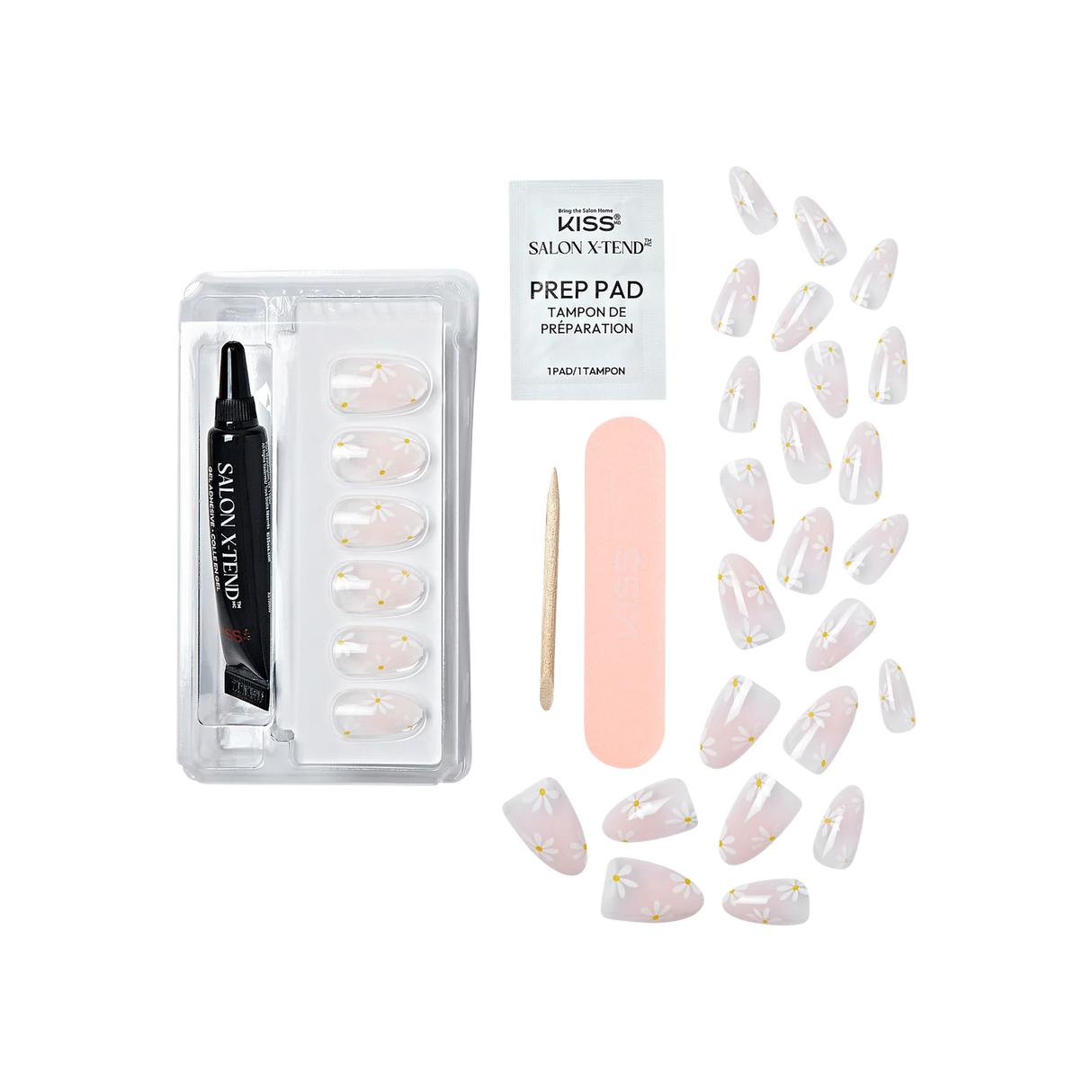 KISS Salon X-tend Design Press On Nails - Red Flag-731509916355-LR-352004-2-LR eShop