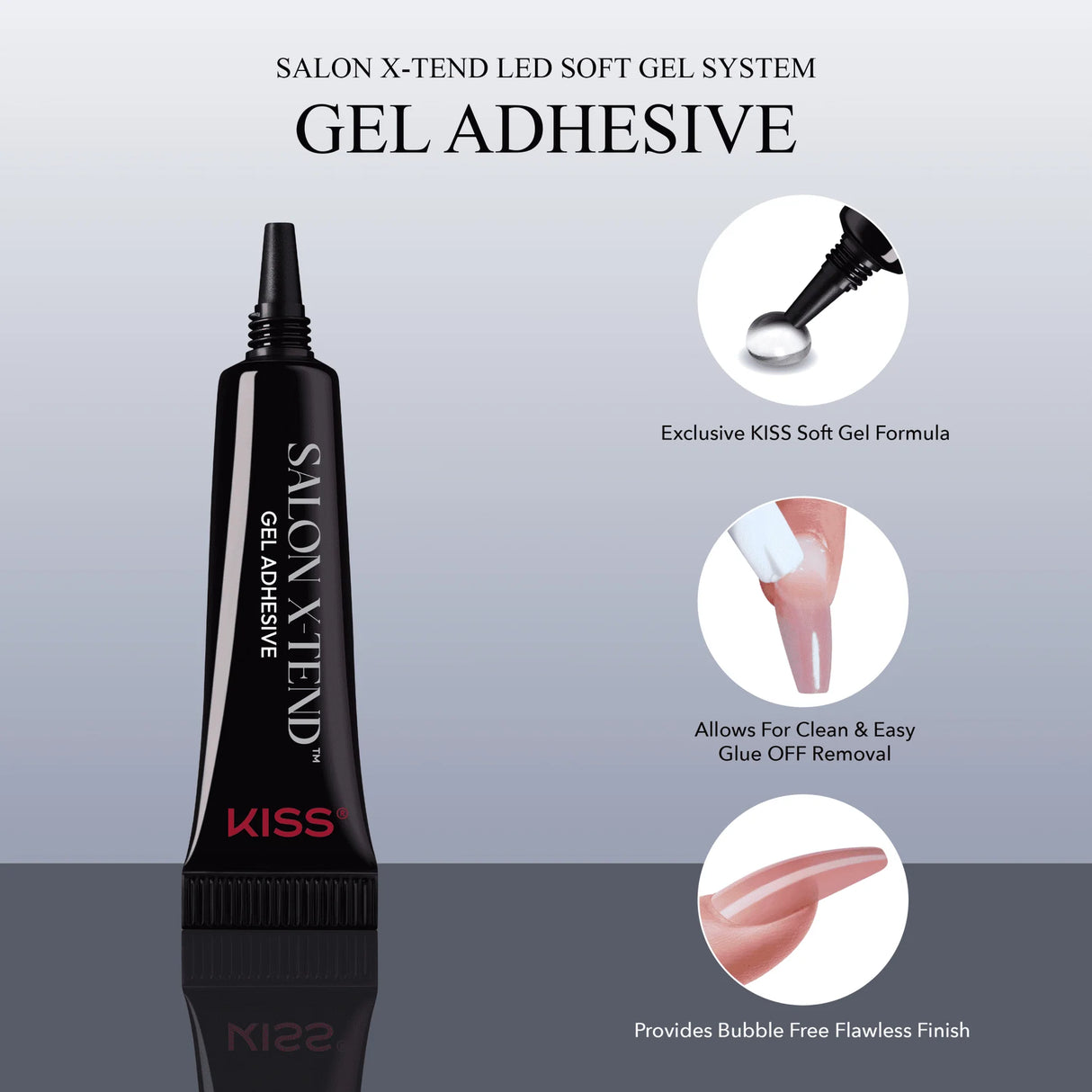 KISS Salon X-tend Design Press On Nails - Red Flag-731509916355-LR-352004-8-LR eShop