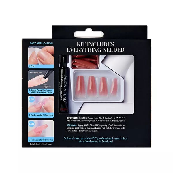 KISS Salon X-tend LED Soft Gel Nail System - Tone-731509915839-LR-352027-4-LR eShop