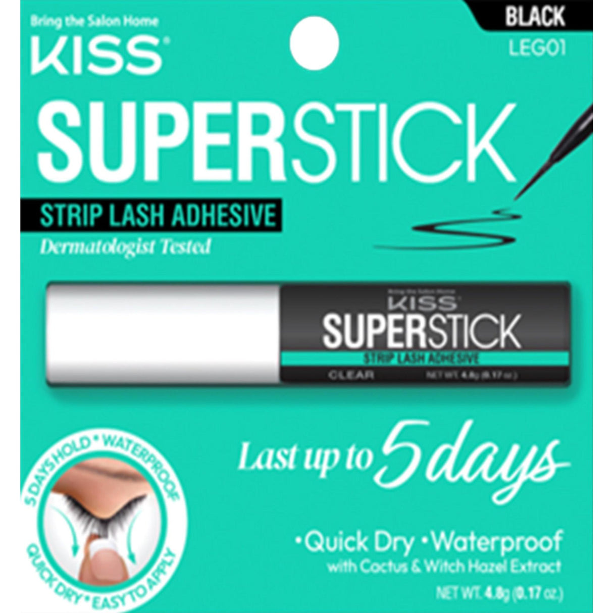 KISS SuperStick Strip Lash Adhesive - Black-731509953954-LR-356525-1-LR eShop