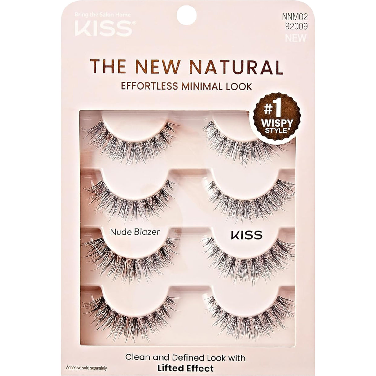 KISS the New Natural False Eyelashes Full Strip Lash Multipack Nude Blazer 4 Pairs-731509920093-LR-351984-1-LR eShop