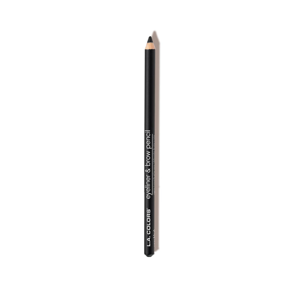 L.A. Colors 7" Eyeliner & Brow Pencil - Very Black-081555732264-LR-336021-2-LR eShop