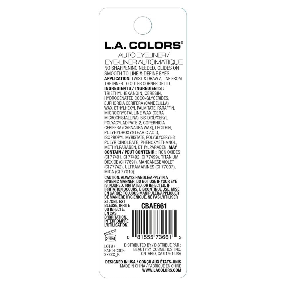 L.A. Colors Automatic Eyeliner Pencil - Black-081555736613-LR-309027-3-LR eShop