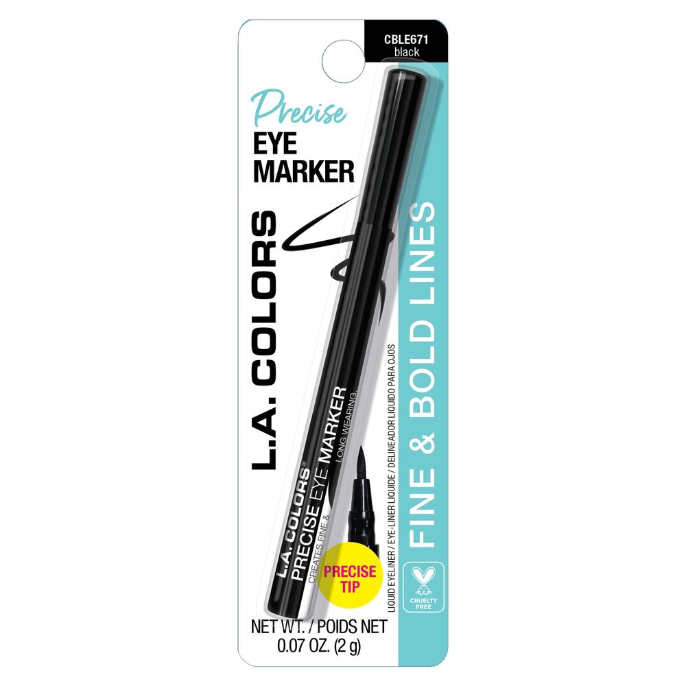 L.A. Colors Precise Eyeliner Marker - Black-081555736712-LR-309026-1-LR eShop