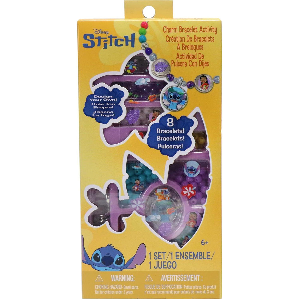 License 2 Play Disney Stitch Charm Bracelet Activity Set-029116102057-LR-357486-1-LR eShop