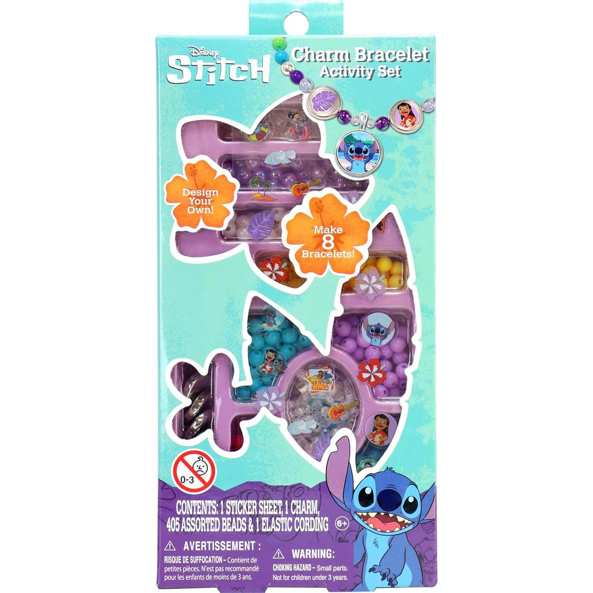 License 2 Play Disney Stitch Charm Bracelet Activity Set-029116102057-LR-357486-2-LR eShop