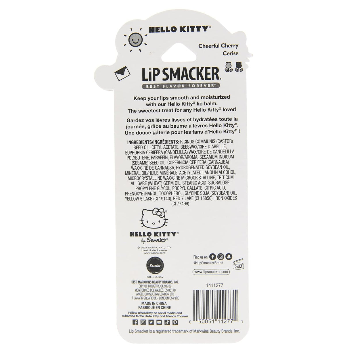 Lip Smacker Lippy Pals Swirls Sanrio Hello Kitty Gloss - Cheerful Cherry-050051112771-LR-342866-9-LR eShop