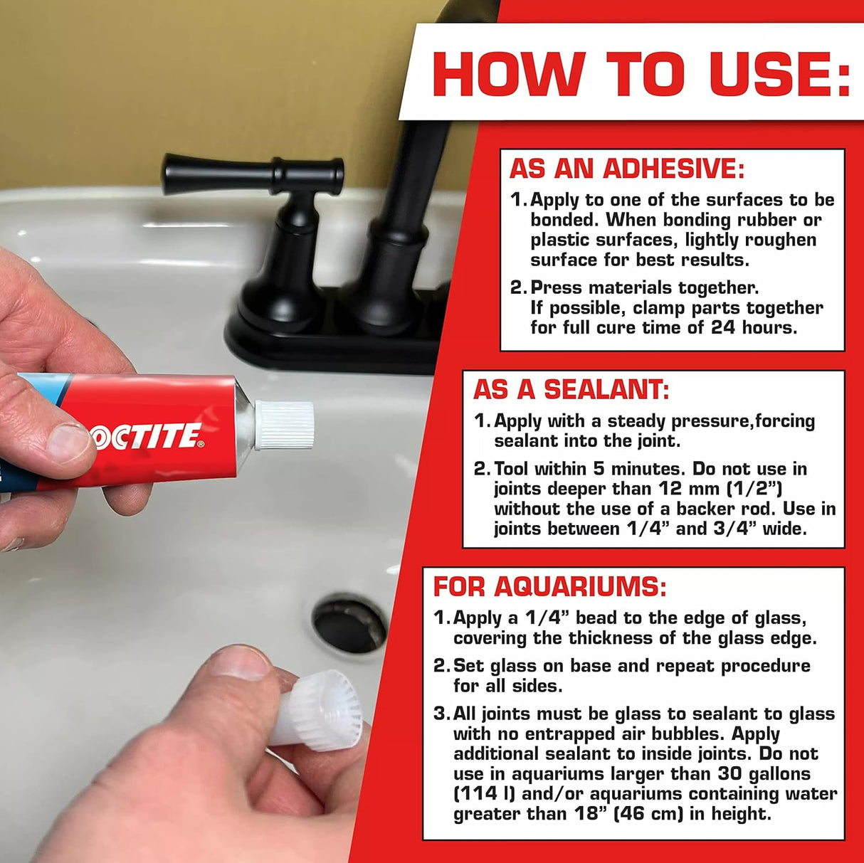 Loctite Clear Silicone Sealant, 2.7 oz-079340308084-LR-263269-2-LR eShop