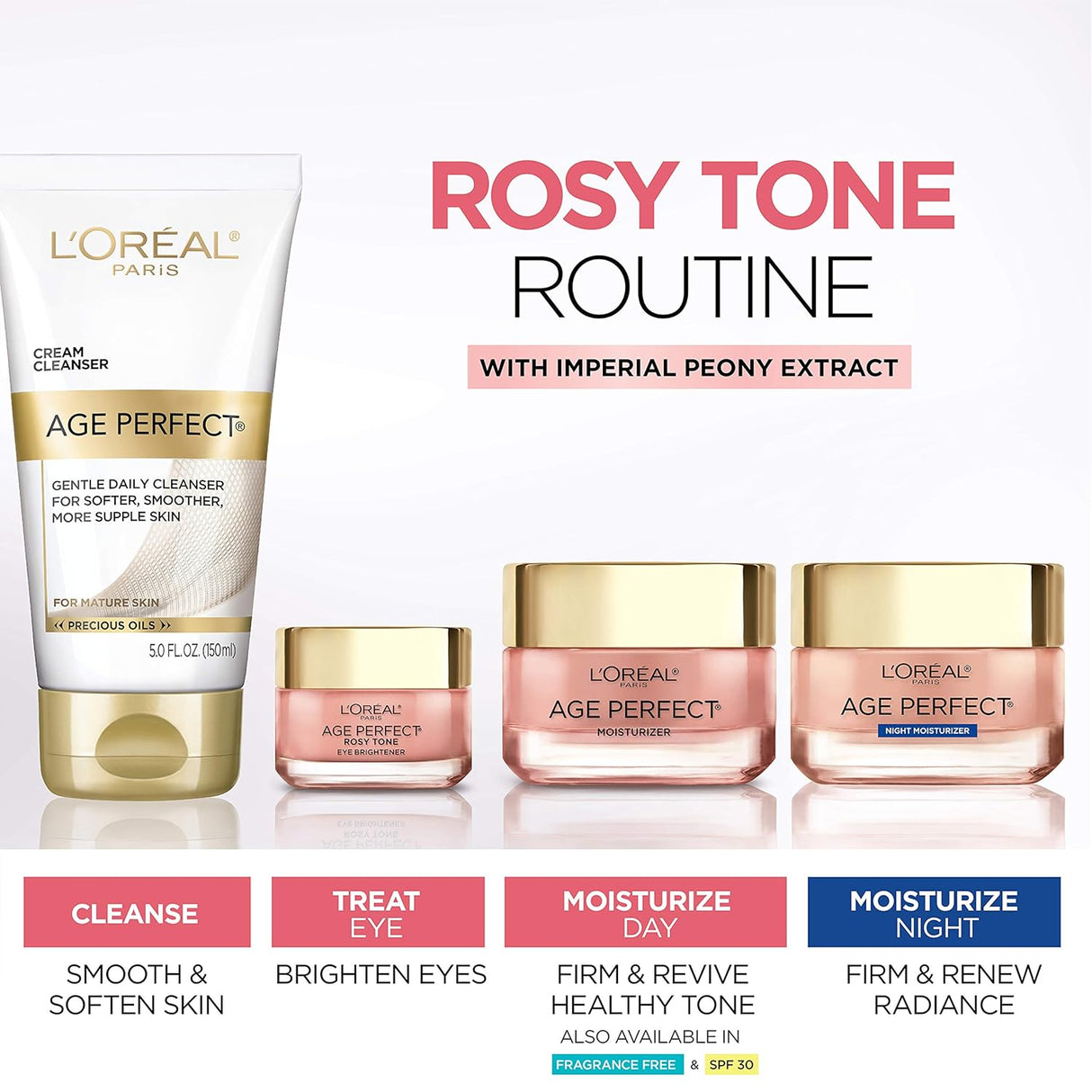 L'ORÉAL PARIS Age Perfect Rosy Tone Moisturizer for Mature, Dull Skin, 1.7 oz.-071249331262-LR-309785-6-LR eShop