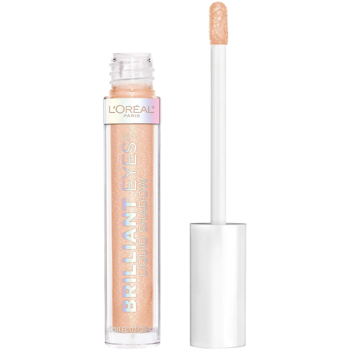 L'ORÉAL PARIS Brilliant Eyes Shimmer Liquid Eye Shadow Makeup, 410 Crystal Shine, 0.1 oz.-071249410561-LR-333969-1-LR eShop
