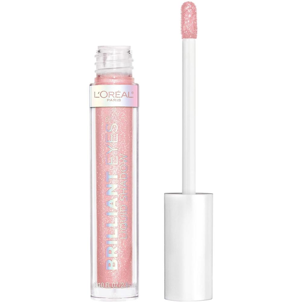 L'ORÉAL PARIS Brilliant Eyes Shimmer Liquid Eye Shadow Makeup, 415 Blush Jewel, 0.1 oz.-071249410578-LR-333966-1-LR eShop