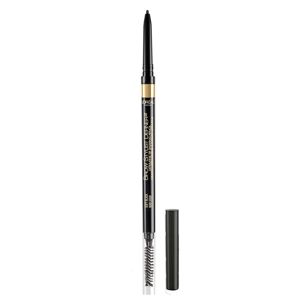 L'ORÉAL PARIS Brow Stylist Definer Waterproof Eyebrow Mechanical Pencil, 393 Soft Black, 0.003 oz.-071249392317-LR-331872-3-LR eShop