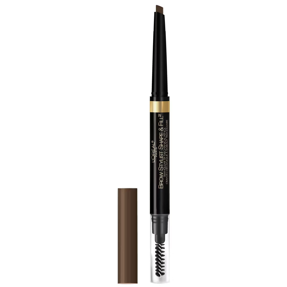 L'ORÉAL PARIS Brow Stylist Shape & Fill Mechanical Eye Brow Makeup Pencil, 420 Dark Brunette, 0.008 oz.-071249350317-LR-315120-3-LR eShop